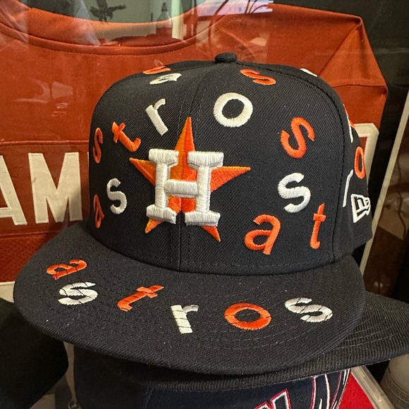 Houston Astros New Era Team Confetti 59FIFTY Fitted Hat - Picture 2 of 7